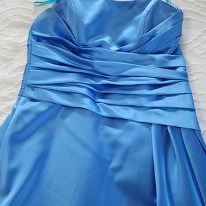 Bridesmaid dress blue